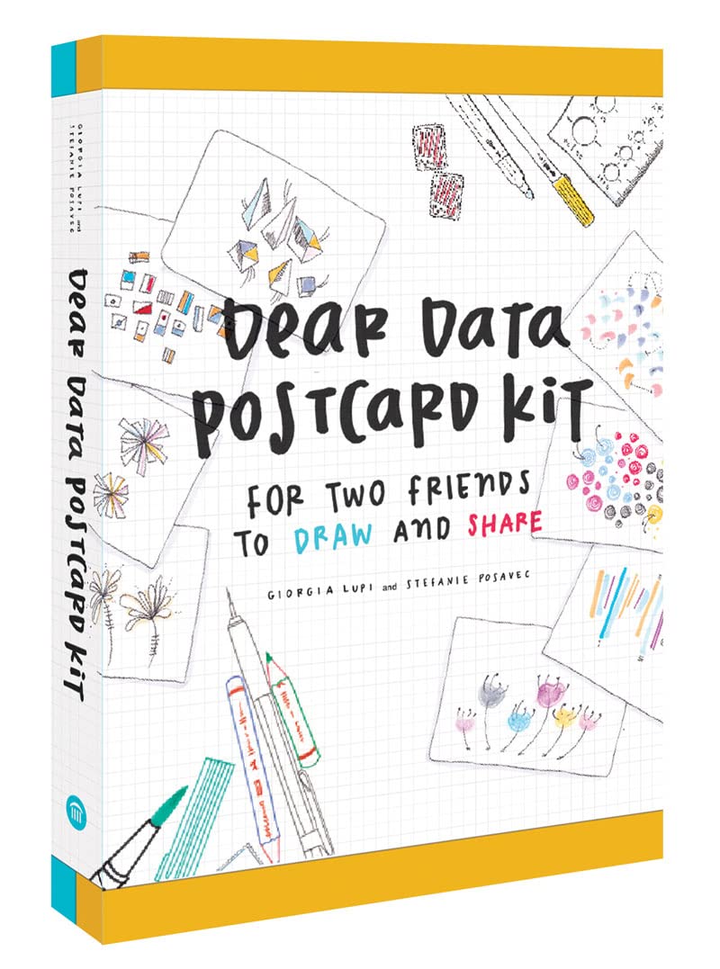 Dear Data Postcard Kit: For Two Friends to Draw and Share (DIY Data Visualization Postcard Kit)
