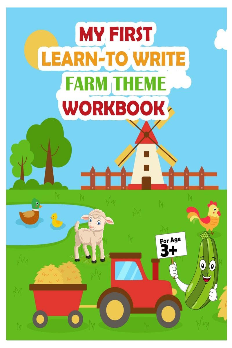 My First Learn To Write Farm Theme Workbook