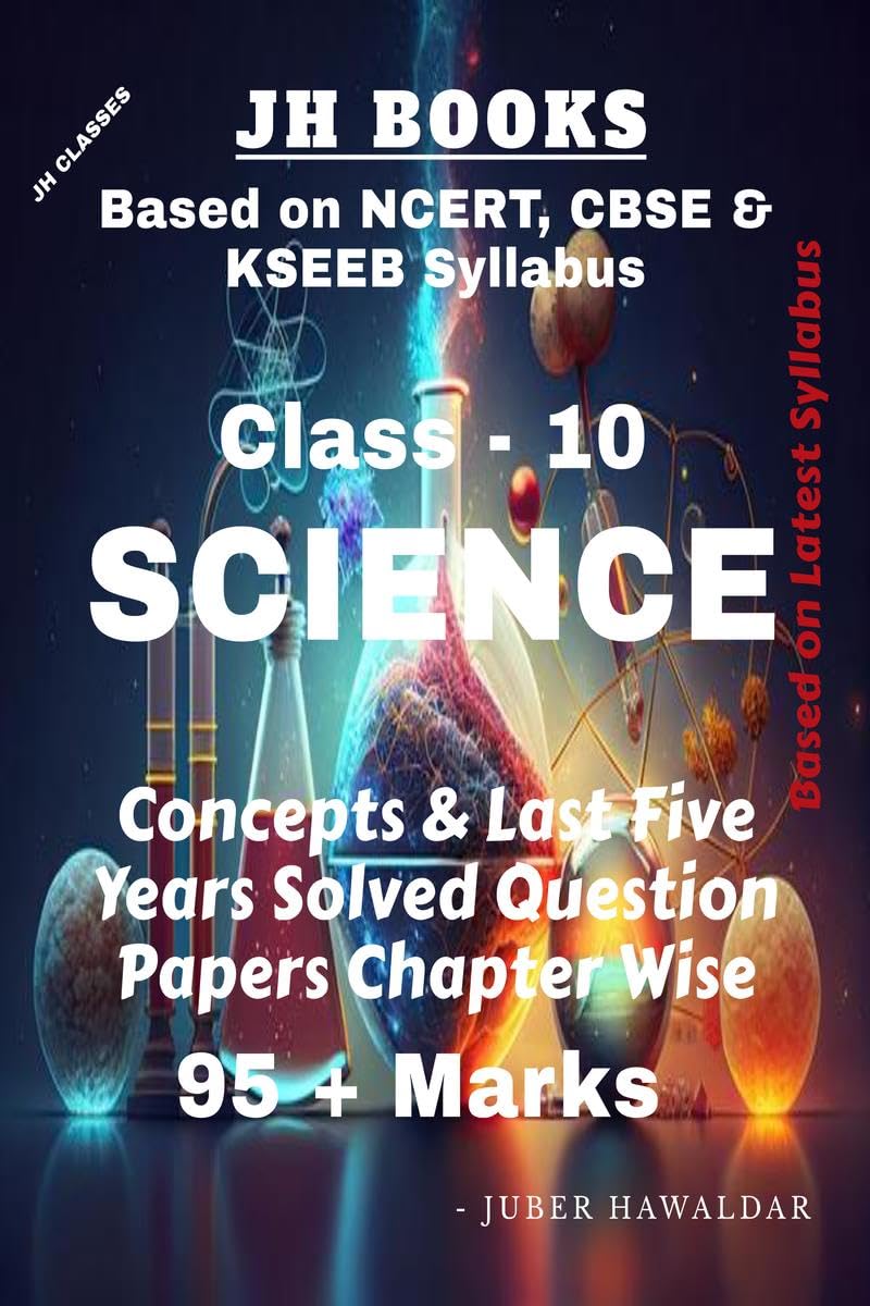 JH Books Science Class  10: Solved Question Papers With Concept