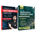 PW CBSE Class 10 Mathematics Made Easy Handwritten Notes with Question & Concept Bank (QCB) Maths (Standard) By Ritik Mishra Com