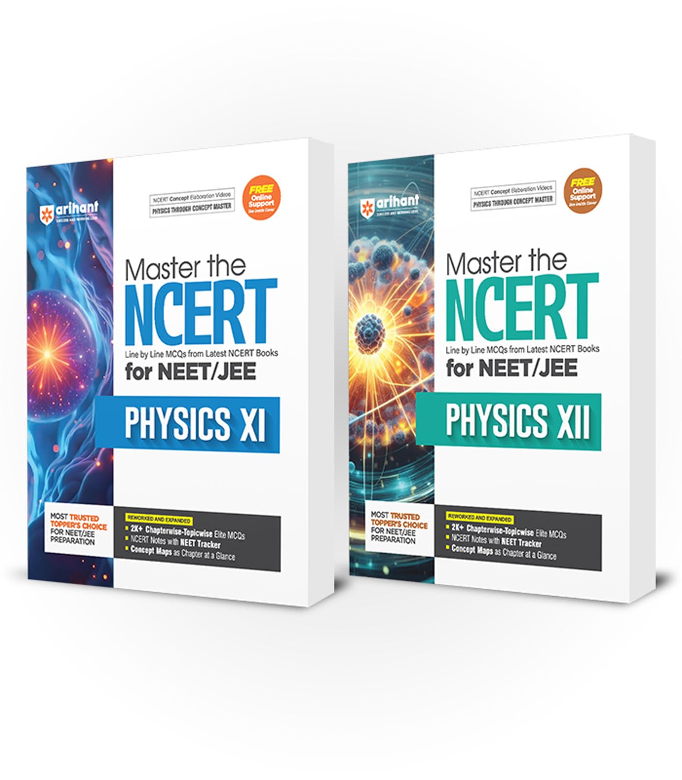 (Old Edition) Arihant Master the NCERT Physics Class 11 and 12 for JEE/CUET 2026 (Set fo 2)