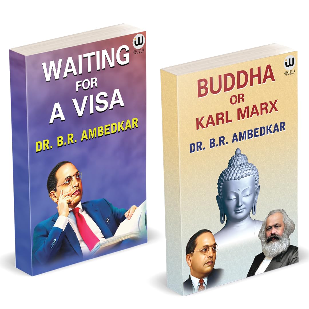 Buddha Or Karl Marx | Waiting For A Visa | Dr. Br Ambedkar Books | English Paperback Combo Set | The Original Edition | Budha An