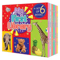 My First Library  Boxset of 6 Early learning Books for Kids  Alphabets, Animals, Birds, Words, Fruits, Vegetables, Colours, Sh