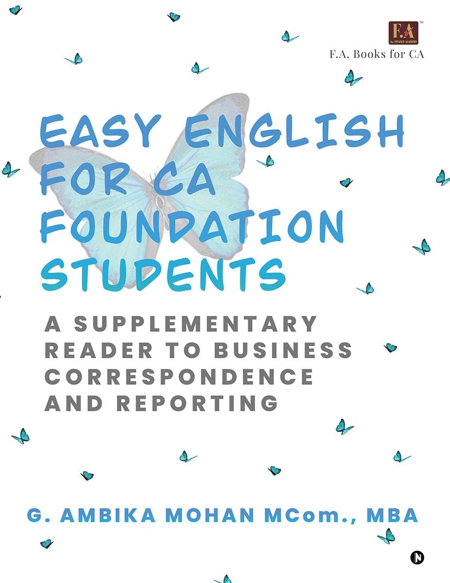 Easy English for CA Foundation students