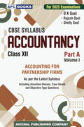 Accountancy Part A Vol. 1 (Accounting For Partnership Firms) For Class 12  Cbse  Examination 20242025