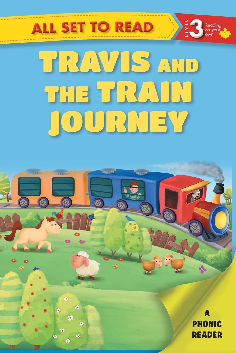 All set to Read A Phonic Reader Travis and the Train Journey Readers for kids