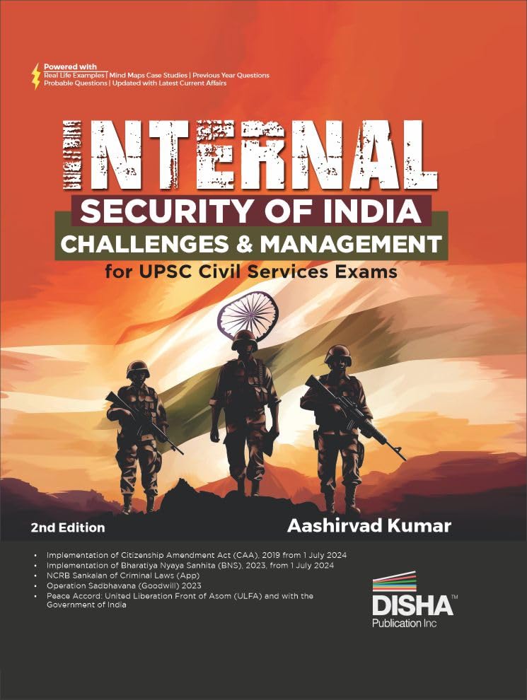 Internal Security Of India  Challenges & Management For Upsc Civil Services Mains Exam 2Nd Edition | Latest & Updated With Ip