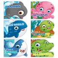Sea Animals Shaped Board Books I Board Books for Children Age 2+ I Set of 6 Books (12 Pages in each book) I Picture Book for Kid