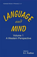 Language and Mind: Western Perspective v. 1 (Hyderabad Studies in Philosophy, No. 4)