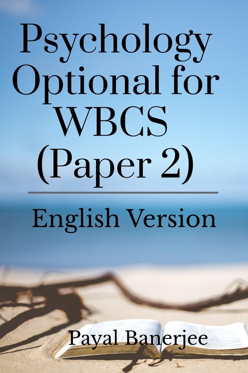Psychology Optional For Wbcs (Paper 2): English Version