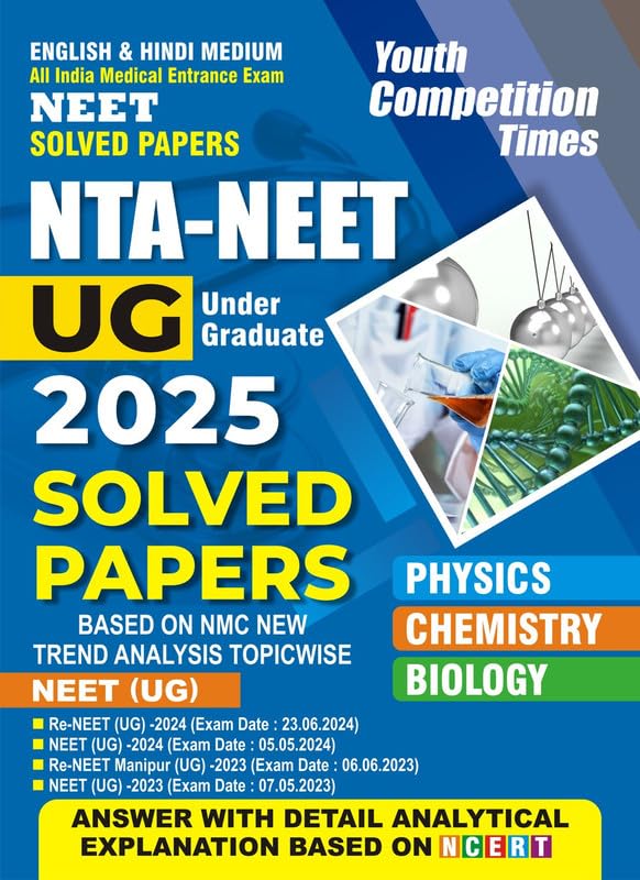 English & Hhindi Medium NEET UG Solved Papers 2025