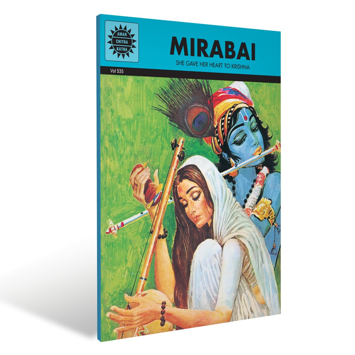 Mirabai: She gave her heart to Lord Krishna  Indian Mythology, History & Folktales  Cultural Stories for Kids & Adults  Illustra