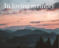 Condolence book for funeral landscape (Hardcover): Memory book, comments book, condolence book for funeral, remembrance, celebra