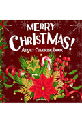 Merry Christmas adult coloring book