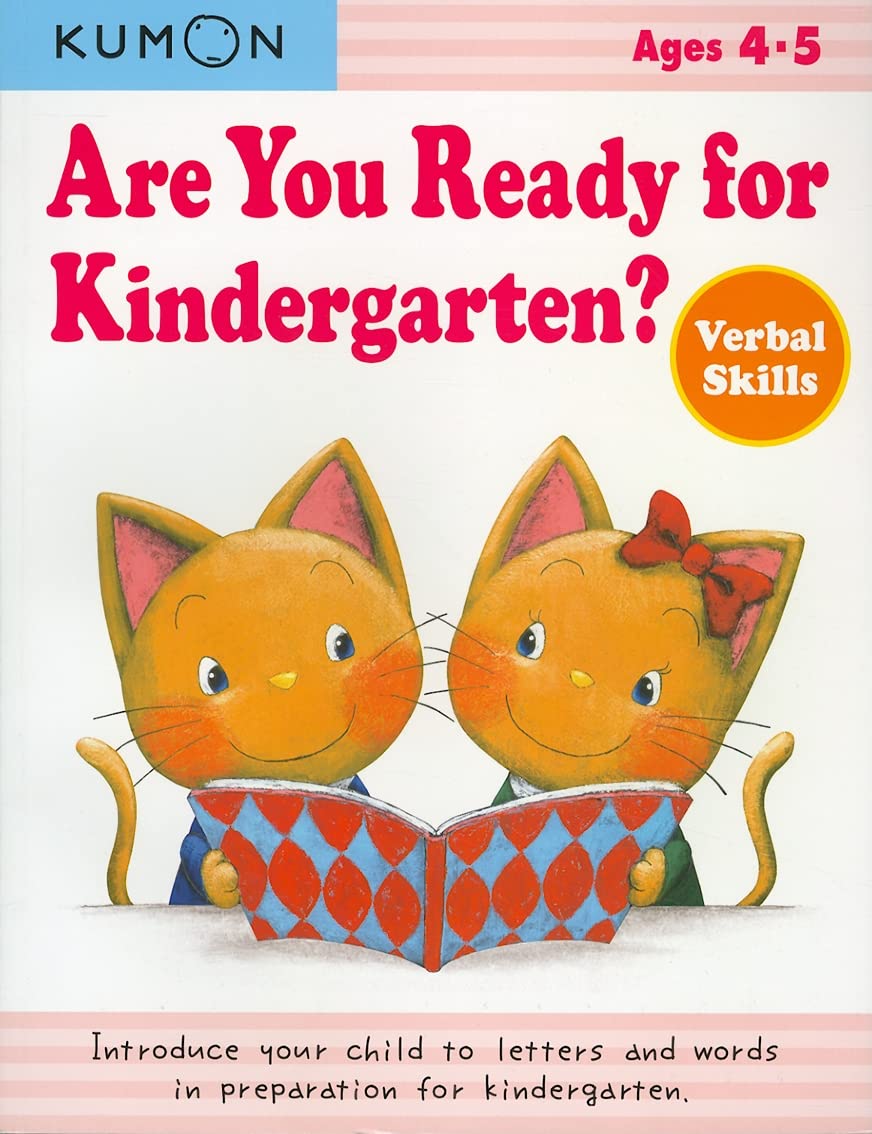 Are You Ready for Kindergarten? Verbal Skills (Preschool Workbook), Ages 35, 64 pages, alphabet, phonics, activity book