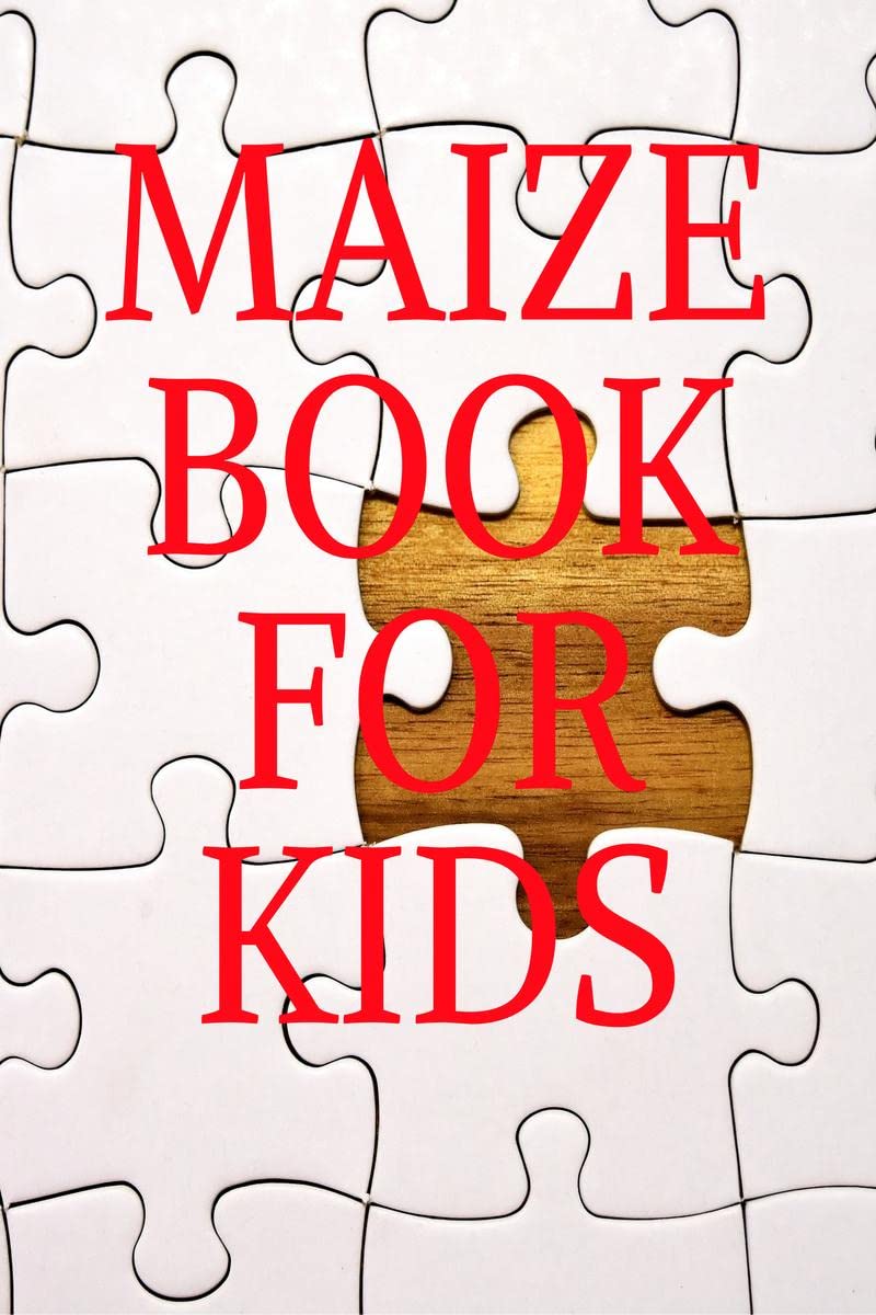 Maize Book For kids : Practice book for kids to find way through different sections