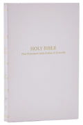 KJV Holy Bible: Pocket New Testament with Psalms and Proverbs, White Softcover, Red Letter, Comfort Print: King James Version