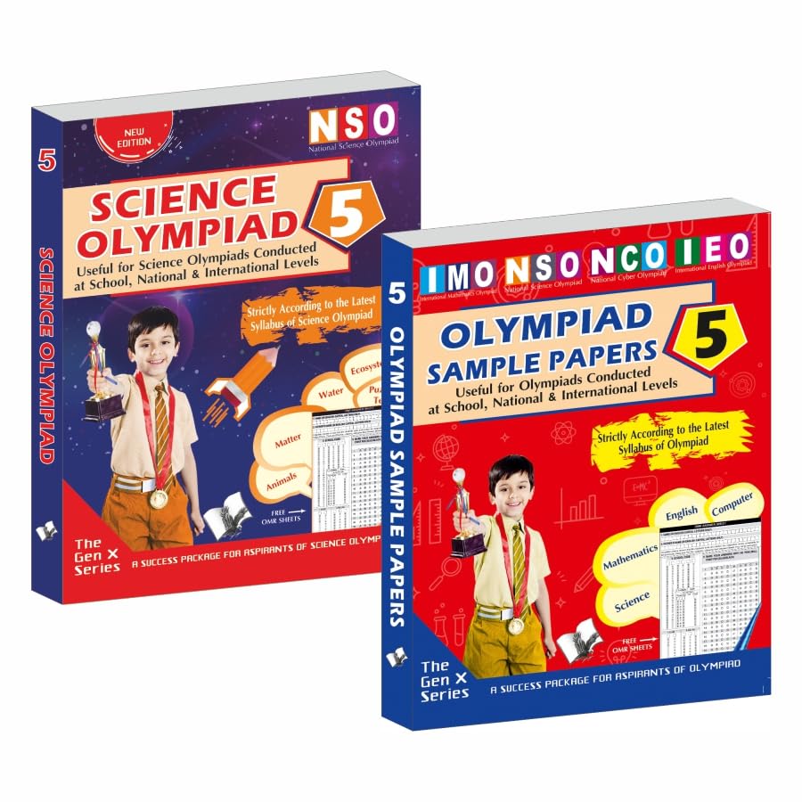 National Science Olympiad  Class 5 + Olympiad Sample Paper  Class 5 With OMR Sheets