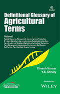 Definitional Glossary Of Agricultural Terms, VolI | E