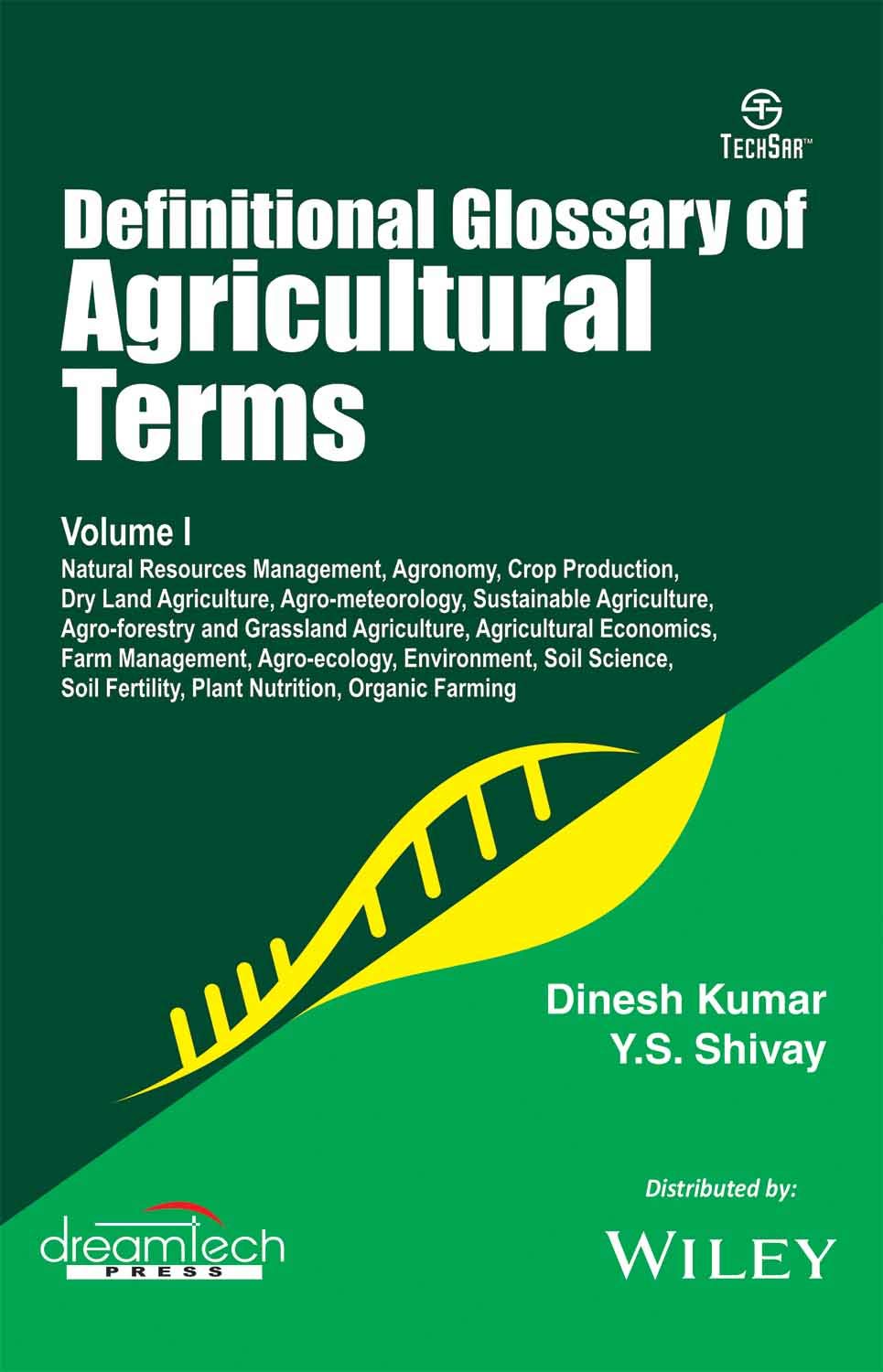 Definitional Glossary Of Agricultural Terms, VolI | E