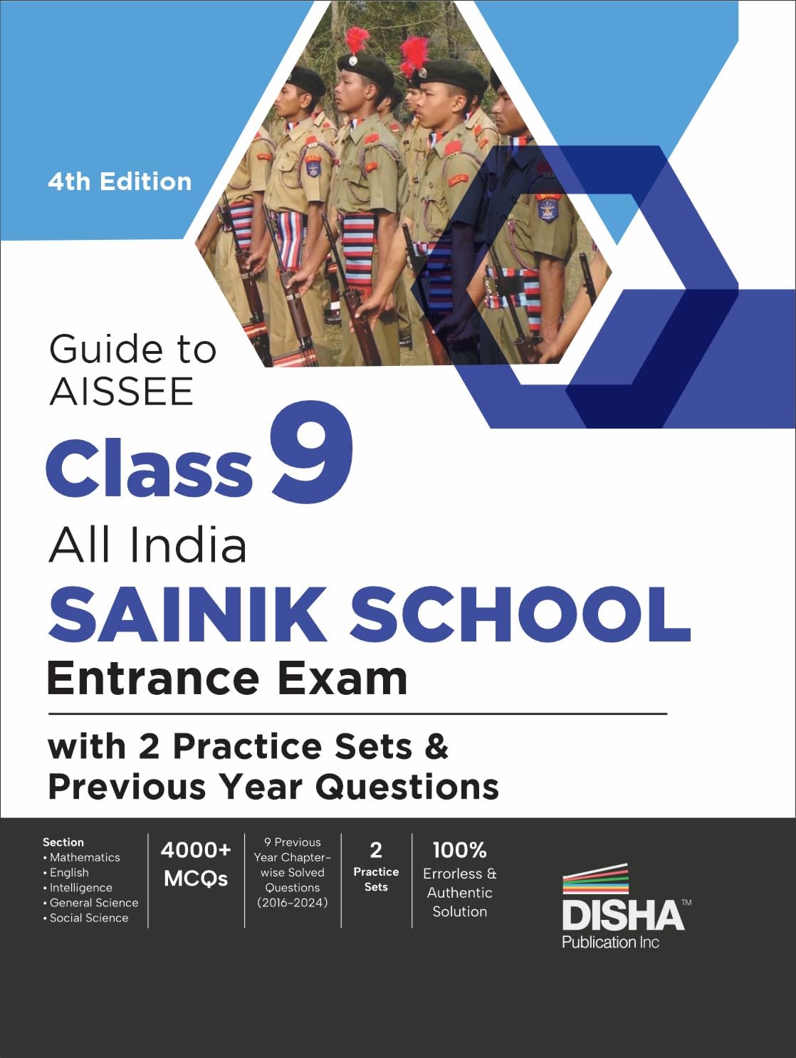 Guide To Aissee Class 9 All India Sainik School Entrance Exam With 2 Practice Sets & Previous Year Questions  4Th Edition
