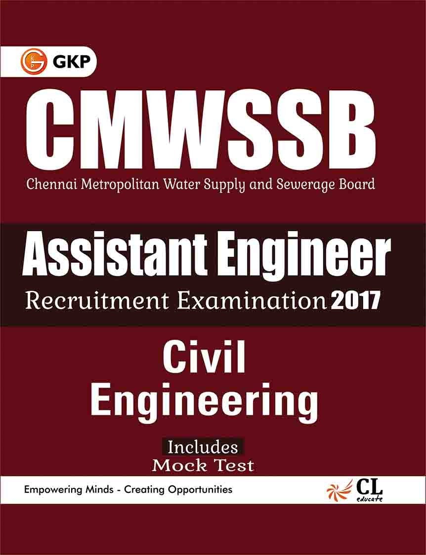 Cmwssb Chennai Metropolitan Water Supply And Sewerage Board Civil Engineering (Assistant Engineer) 2017
