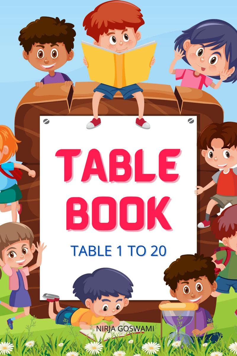 TABLE BOOK : MULTIPLICATION TABLE 1 to 20