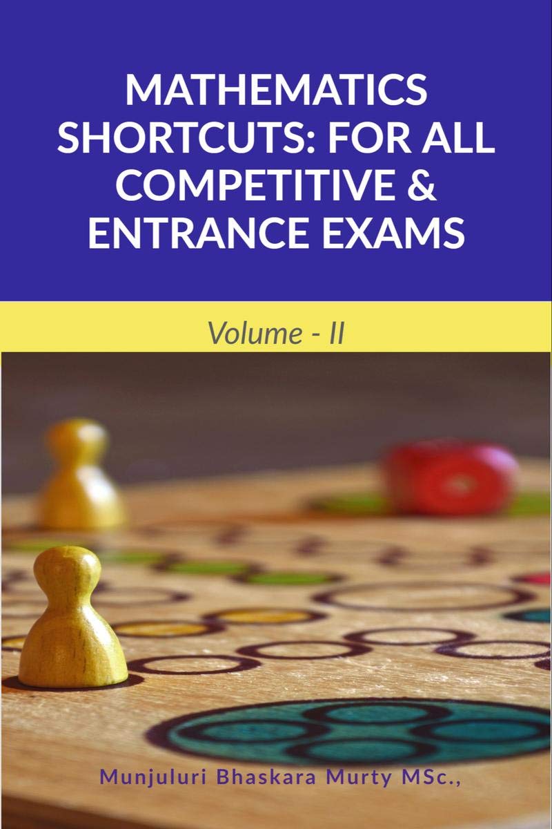 Mathematics Shortcuts: For All Competitive & Entrance Exams : Volume  Ii