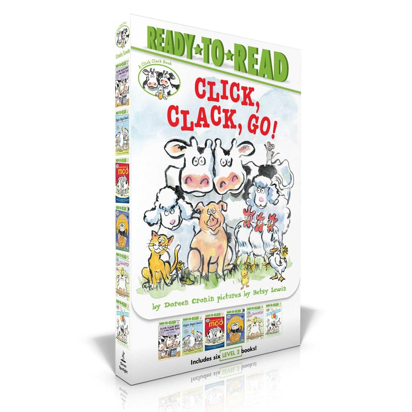 Click, Clack, Go! (Boxed Set): Click, Clack, Moo; Giggle, Giggle, Quack; Dooby Dooby Moo; Click, Clack, Boo!; Click, Clack, Peep