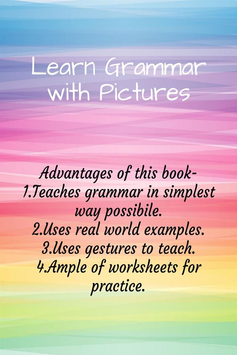 Learn Grammar with Pictures : Class 1 to 12th