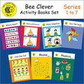 Bee Clever Activity Books Set  Series 1 To 7