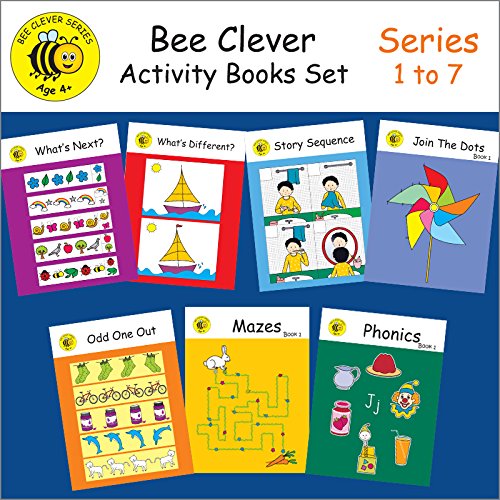 Bee Clever Activity Books Set  Series 1 To 7
