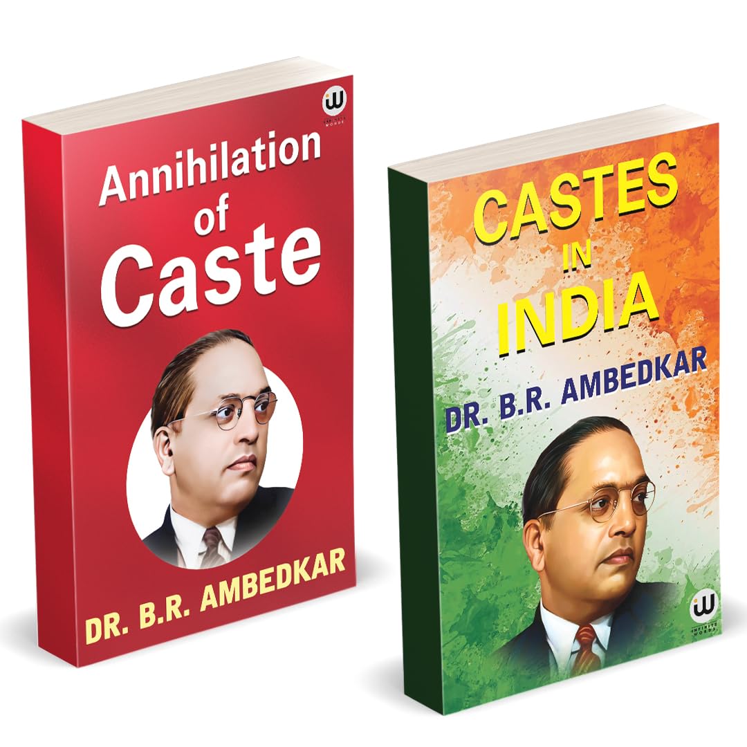 Annihilation Of Caste | Castes In India | Dr. Br Ambedkar Books | English Paperback Combo Set | The Original Edition | Budha And