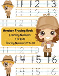 Number Tracing Book Learning Numbers For Kids Tracing Numbers 11 To 20