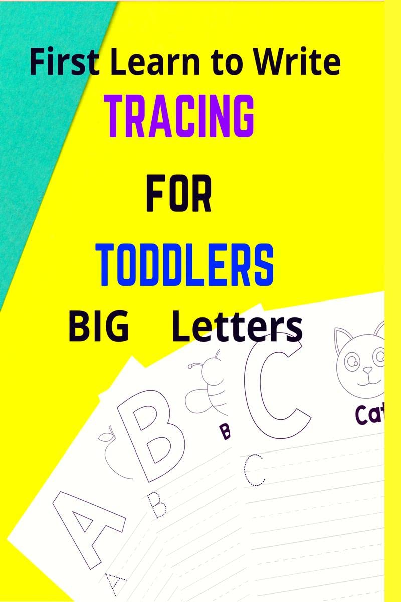 Tracing For Toddlers: First Learn to Write workbook with ABC Letters and nice coloring pages| Practice line tracing for Preschoo