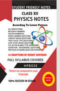 Xii Physics Notes: Student Friendly Notes