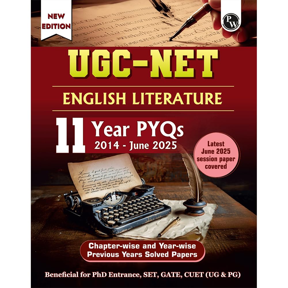 PW UGCNET English Literature PYQ 11 Years (20142025)|Latest June 2025 Session Paper Covered|Chapterwise and Yearwise Previous 