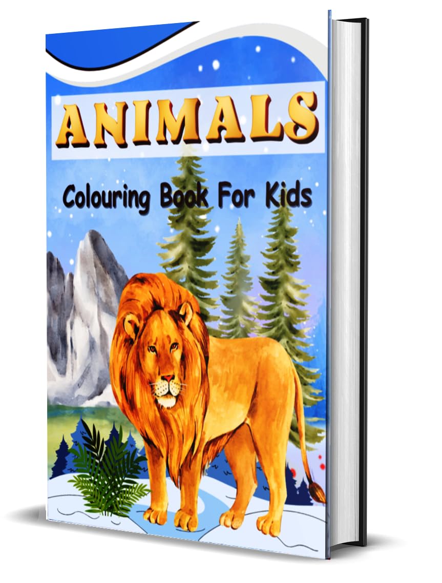Animals Coloring Books For Kids :Pick and Paint Coloring Activity Book