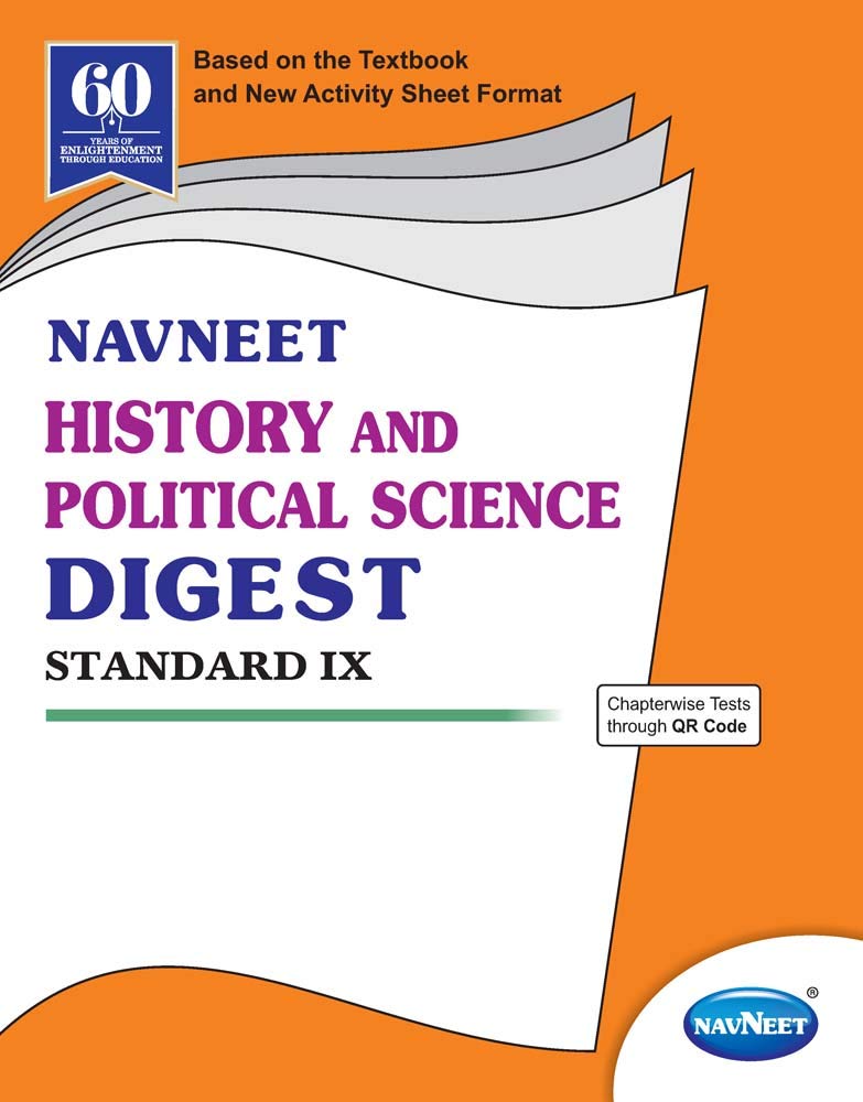 Std 9 | History And Political Science Digest | Navneet | English Medium | Maharashtra State Board |