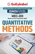 Gullybaba IGNOU MAEC (New) 1st Sem MEC203 Quantitative Methods in English  Latest Edition IGNOU Help Book with Solved Previous