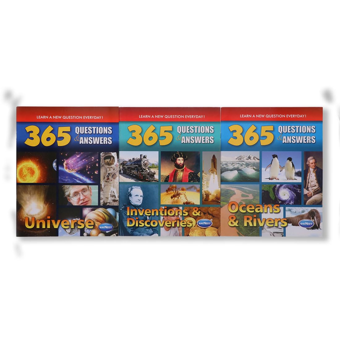 Navneet 365 Questions & Answers Oceans & Rivers, Universe, Inventions & Discoveries For Kids General Knowledge Books Nourish 