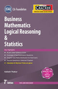 Taxmanns CRACKER for Business Mathematics Logical Reasoning & Statistics (Paper 3 | Maths, Stats & LR | BMLRS)  Covering past