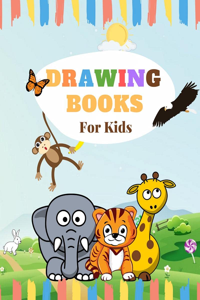 Drawing Books For Kids 5 To 7 Years : ChildrenS Colouring Books (Animals, Cartoons, Cars, Truck, Jumbo)
