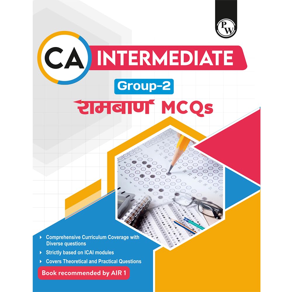 PW CA Intermediate Group 2 Ramban MCQs Book (All Subjects) | Latest Syllabus For May 2025 Exams [Paperback] PW