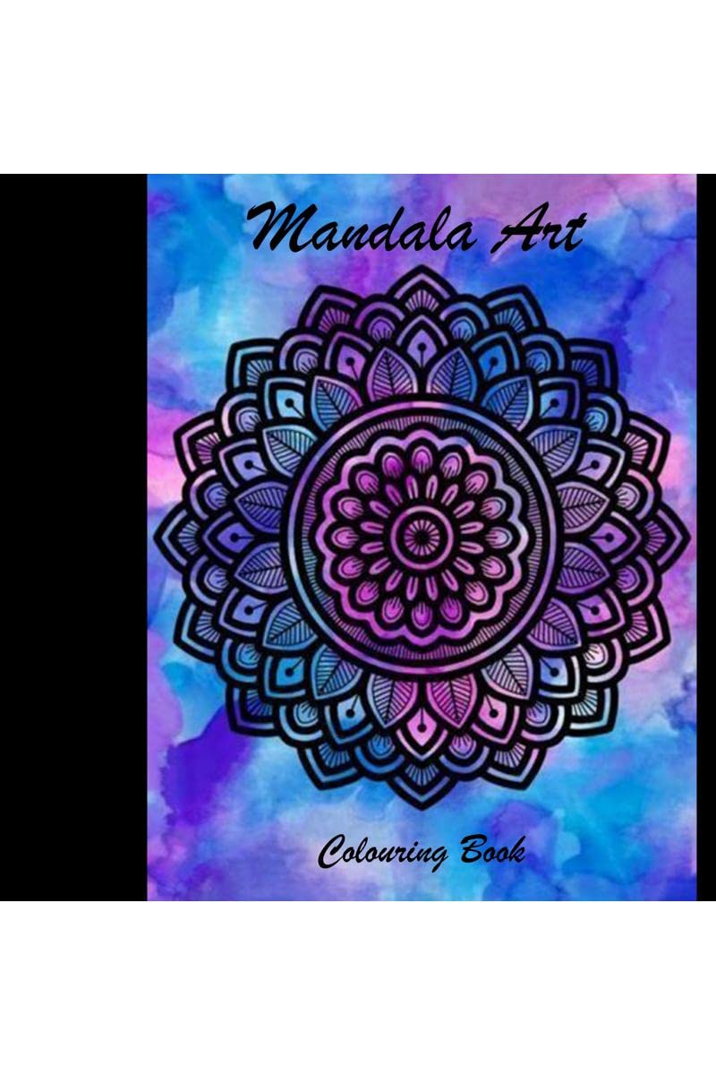 Mandala Art Colouring Book : Mandala Colouring Book For Kids And Adults