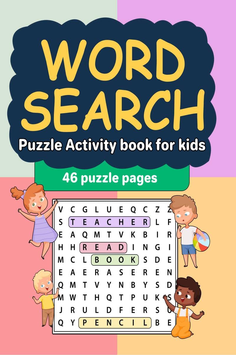 Word Search Puzzle Activity book for kids : Word Search Puzzle activity book for girls and boys