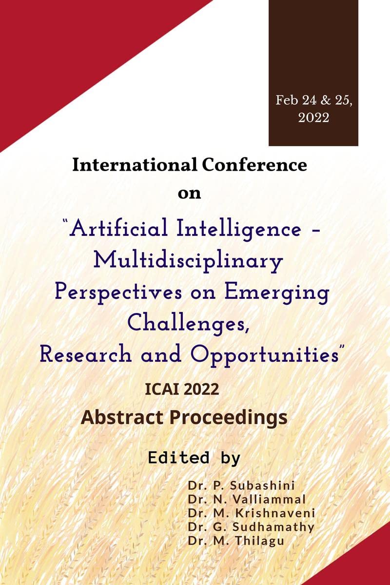 International Conference on Artificial Intelligence  Multidisciplinary Perspectives on Emerging Challenges, Research and Opport