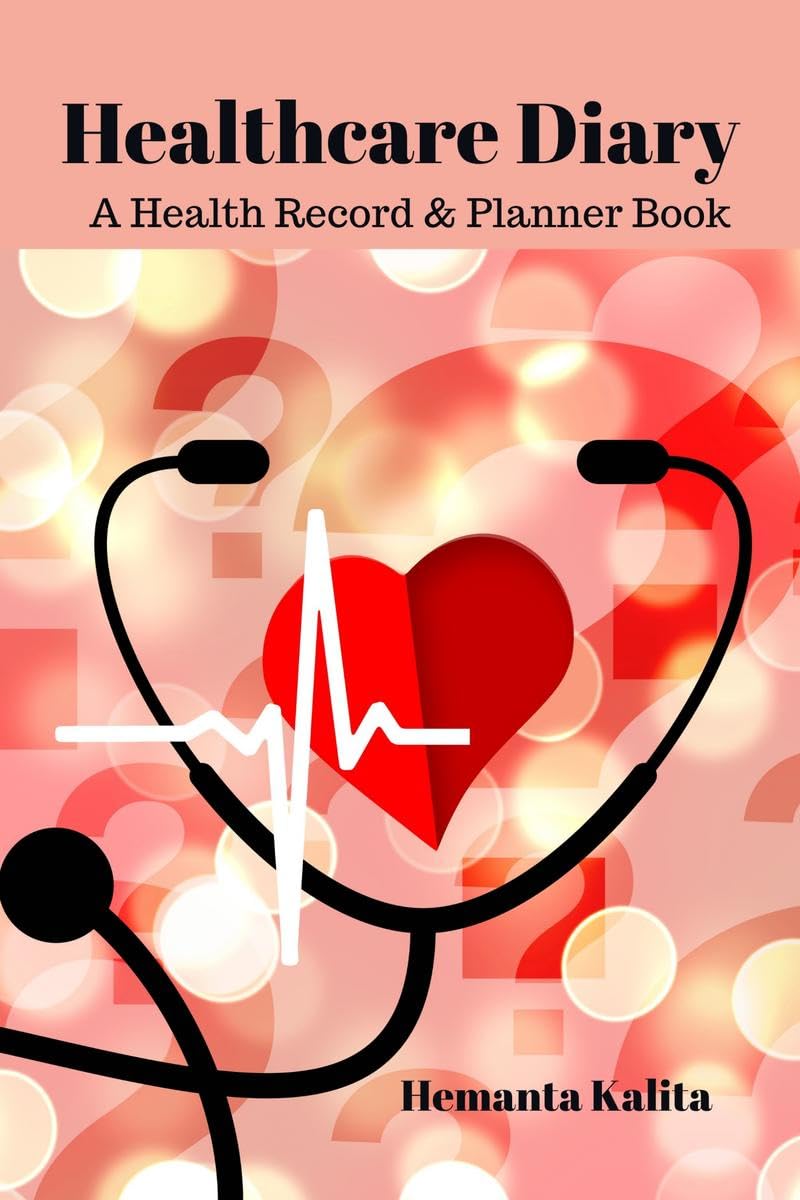 Healthcare Diary : A Health Record & Planner book.