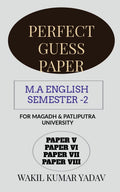 PERFECT GUESS PAPER M.A ENGLISH SEMESTER 2