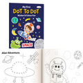 My First Dot to Dot Sticker & Colour Fun  Space : beautiful space stickers and colouring book, imaginative dot to dot colourin
